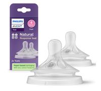Philips Avent - Niplle, Natural Response Nipple 2 Pieces Fast Flow ... NUEVO