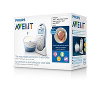 Philips Avent SCD570/00 - Vigilabebés DECT con alerta vibración, alcance hasta 330 m