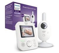 Philips AVENT SCD833/26 - Vigilabebés con vídeo (Pantalla a Color de 2,7 Pulgadas, Modo Eco, función de intercomunicación), 1080p, Sólo movimiento, Color Blanco y Gris, 1 Unidad (Paquete de 1)