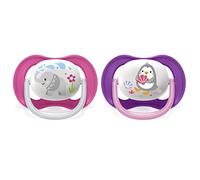 Avent Pack Chupetes Ultra Air Collection Pingüino y Elefante 6-18m 2uds