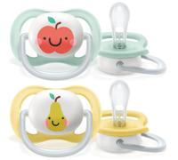 Philips Avent SCF080/17 Chupetes Ultra Air Collection Fruit Neutro 0-6m 2 uds