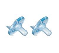 Philips AVENT SCF192/06 - Chupete (Chupete clásico para bebés, Ortodóntico, Silicona, Azul, 3 mes(es), 2 pieza(s))