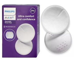 Philips Avent Scf254/30 - Discos Absorbentes Desechables, 30 Discos para Día, Invisibles Bajo la Ropa, Higiénicos, Mujeres, Talla Única