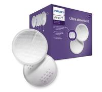 Philips Avent SCF254/61 - Discos absorbentes de lactancia desechables, pack de 60 discos absorbentes para usar de día o de noche, Blanco