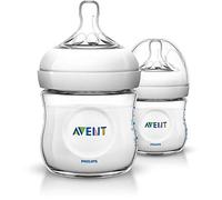 Philips Avent SCF690/27 - Pack de 2 biberones, tetina suave y flexible, anticólicos, PP 0% BPA, 125 ml, color transparente