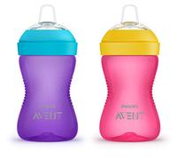 Philips AVENT SCF801/22 vaso de aprendizaje con boquilla Spout cup 300 ml - Vasos de aprendizaje con boquilla (Spout cup, 9 mes(es), Rosa, Púrpura, Amarillo, Niño/niña, Indonesia, 300 ml)