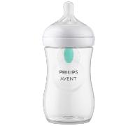 Philips Avent Biberón Natural Response: biberón de 260 ml con sistema AirFree, sin BPA, para recién nacidos a partir de 1 mes (modelo SCY673/01)