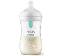 Philips AVENT Natural Response SCY673/82 Biberón AirFree 260ml, deco estrellas, tetina T3