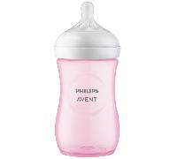 Philips AVENT Natural Response SCY903/11 Biberón 260ml, color rosa, tetina T3