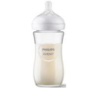 Philips AVENT Natural Response SCY933/01 Biberón cristal 240ml, tetina T3