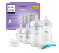 Philips AVENT Natural Response SCD657/11 Pack 4 Biberones Airfree, chupete, cepillo