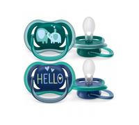 Philips Avent Set Ultra Air Chupete Elephant Love +18m 2uds