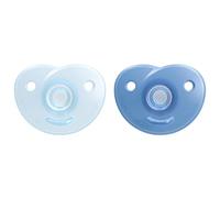 Philips AVENT Soothie Heart SCF099/21 - Chupete calmante diseñado para los contornos naturales de la cara del niño, fabricado en silicona médica, 2 unidades