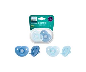 Philips Avent Soothie Soothie 0-6M 2 Unidades Azul