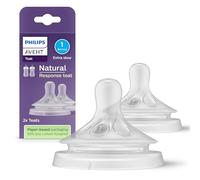 Philips AVENT Natural Response SCY961/02 2 Tetinas T1, flujo muy lento