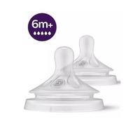 Philips AVENT Natural Response SCY965/02 2 Tetinas T5, flujo muy rápido