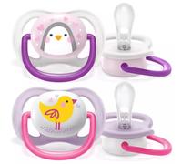 Philips Avent Ultra Air Chupete 0-6 m, Niña - 2 Piezas