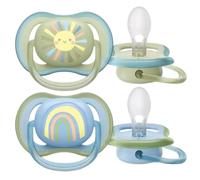 Philips Avent Ultra Air Chupete,0-6 Meses, Niño - 2 Piezas
