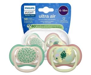 Philips Avent Ultra Air Chupete de 6 a 18 meses - 2 unidades