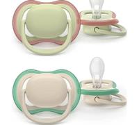 Philips Avent Ultra Air Chupete Eco Beige Verde 6-18M 2 uds
