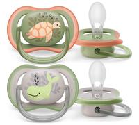 Philips Avent - Chupetes ultra air 6-18 meses verde/gris