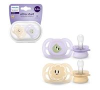 Philips Avent Chupete Ultra Start 0-2m Niña Dibujos 2 uds