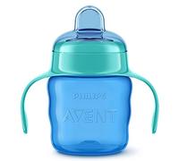 Philips Avent Vaso Boquilla Blanda, Color Azul/Verde, 200 ml, 1 Unidad (Paquete de 1)