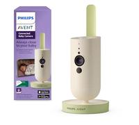 Philips Avent Vigilabebés Conectado con App, cifrado Privado y Seguro, Audio, Zoom 2X, visión Nocturna, activación automática por Voz, intercomunicación Real, Nanas y Ruido Blanco (Modelo SCD643/26)