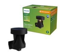 Philips - Avery aplique solar de pared, iluminación exterior, 2700 K, 200 lm, Negro