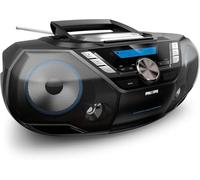 Philips AZB798T/12 sistema estéreo portátil Analógico y digital 12 W DAB, DAB+, FM Negro Reproducción MP3