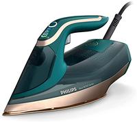 Philips Azur Serie 8000 Plancha De Vapor - 70 g/min De Vapor Continuo, 240 g De Impulso De Vapor Turbo, 3000 W De Potencia, Tecnología OptimalTEMP, Verde Ópalo (DST8030/70)