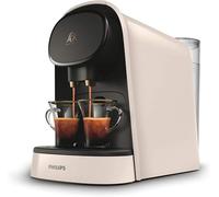Philips Barista Cafetera Compatible con Cápsula Individual o Doble, 19 Bares Presión, depósito 1 L, Incluye Kit de degustación, Color Blanco