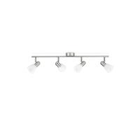 Foco de metal Philips Burlap de 4 luces GU10 IP20 con casquillo de níquel - 502