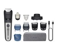 Philips Recortadora de barba series 7000, Hombre, Cuchillas autoafilables, 40 posiciones ajustables, Sensor de Barba, Sistema recogedor de vello, 100% Resistente al agua, Cabezal ancho, BT7670/15