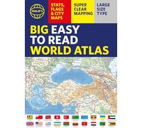 Philip's Big Easy to Read World Atlas (A3): Packed with Flags, Facts and City Plans (Philip's World Atlas)