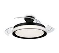 PHILIPS Bliss | Ventilador de techo retráctil Negro 35+28W Led