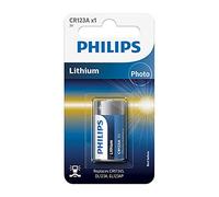 PHILIPS Blister 1 Pila de Boton de Litio (CR123A, CR17345, DL123A, EL123AP), 3.0V, 1500 mAh