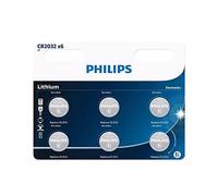PHILIPS Blister 6 Pilas de Boton de Litio (CR2032, DL2032), 3.0V, 210 mAh