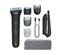 Philips Body Groomer 7000 Series - Cabezal flexible 2D y sistema de recorte y afeitado - BG7480/15