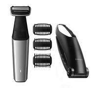 Philips Body Groomer, Serie 5000 resistente a la ducha con accesorio de alcance trasero y sistema de comodidad de la piel, uso con cable e inalámbrico - BG5020/13, enchufe del Reino Unido