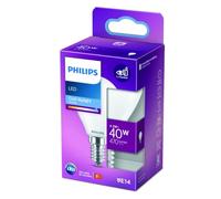 Philips bombilla esferica led e14 4,3w 470lm 6.500k luz fria 8718699763572