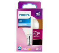 PHILIPS Bombilla esferica led e14 6,5w 806lm 6.500k luz Fria 8718699762919
