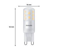 Philips Bombilla LED bi-pin G9 3,7W 470lm 2700K mate 3 unidades EC:EPREL:1932584