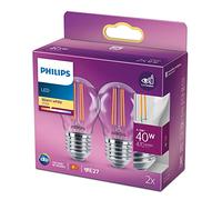 2er-Set Philips LED Classic 4.3W 2700K E27 8718699763893