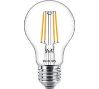 Philips - Bombilla LED cristal 40W estándar E27 luz blanca cálida, transparente, no regulable pack 2