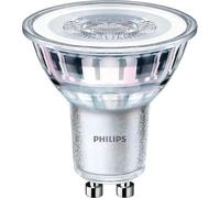 Philips Bombilla LED cristal 50 W GU10, luz blanca cálida 36° apertura, no regulable, 10 unidades