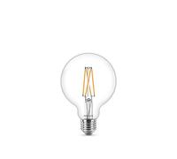 Philips - Bombilla LED Cristal, 60W, E27, Globo G93, Filamento, Luz Blanca Cálida, Regulable, Reproducción Cromática 90