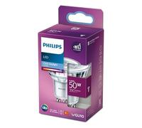 Philips Bombilla LED Dicroica F 4,6 W 50 W GU10 390 lm 5 x 5,4 cm (6500 K)
