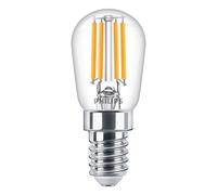 Philips bombilla LED E14 T25S filamento transparente 2700K de 1W (12W)