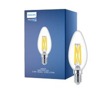 Philips bombilla LED E14 WarmGlow vela filamento regulable de 5.9 (60W)